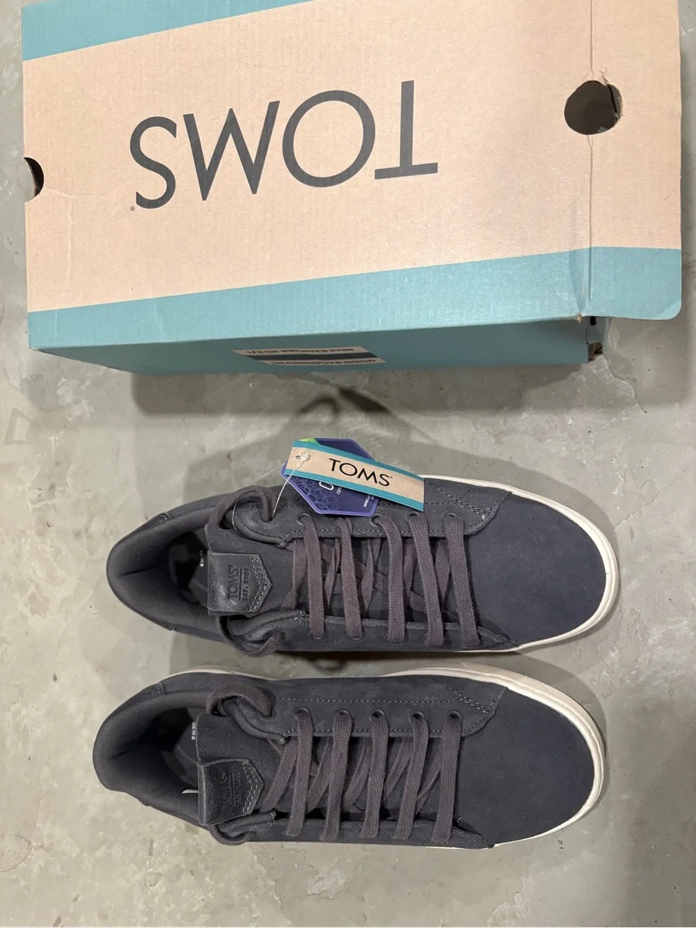 TOMS MEN'S TRVL LITE 2.0 DARK GREY SNEAKERS